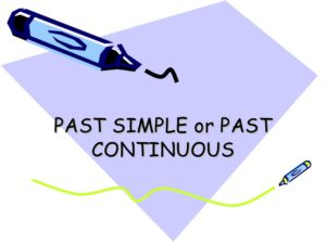 Сравнение Past Simple и Past Continuous